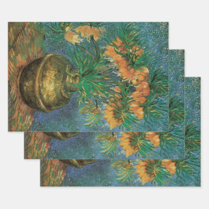 Vincent van Gogh - Fritillaries in a Copper Vase Wrapping Paper Sheet