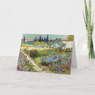 Vincent van Gogh Garden à Arles Carte postale