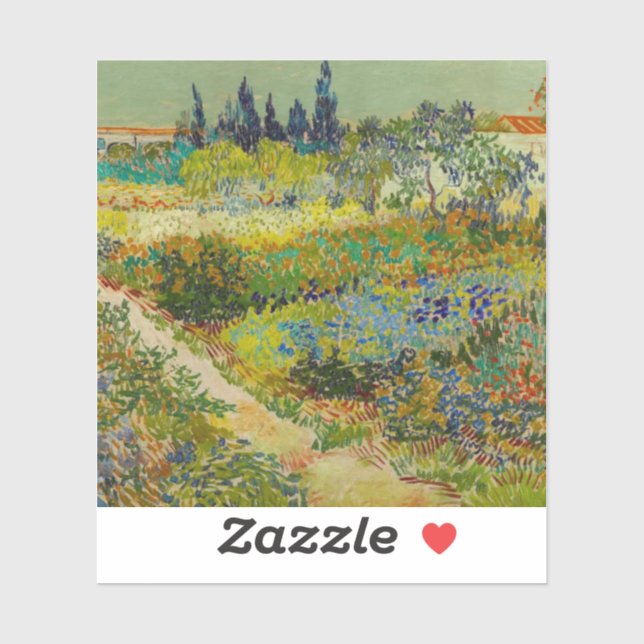 Vincent Van Gogh Garden at Arles (Sheet)
