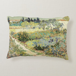 Vincent Van Gogh Garden at Arles Accent Pillow
