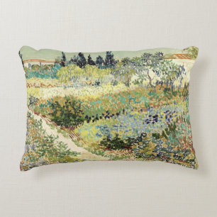 Vincent Van Gogh Garden at Arles Accent Pillow