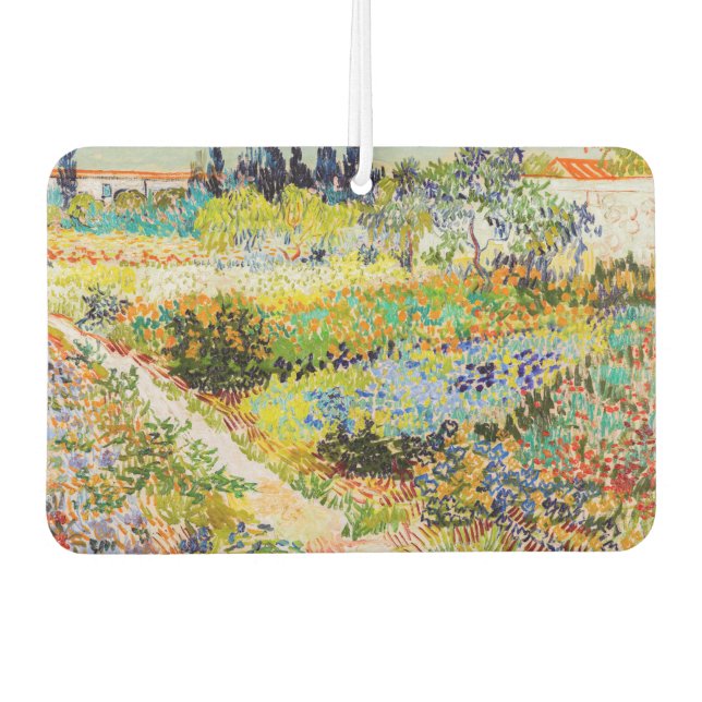 Vincent van Gogh - Garden at Arles Air Freshener (Front)
