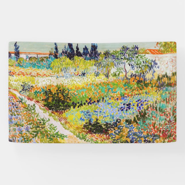 Vincent van Gogh - Garden at Arles Banner (Horizontal)