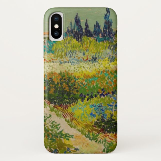 Vincent Van Gogh Garden at Arles Case-Mate iPhone Case (Back)