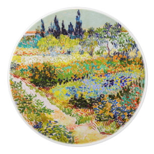 Vincent van Gogh - Garden at Arles Ceramic Knob