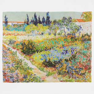 Vincent van Gogh - Garden at Arles Fleece Blanket