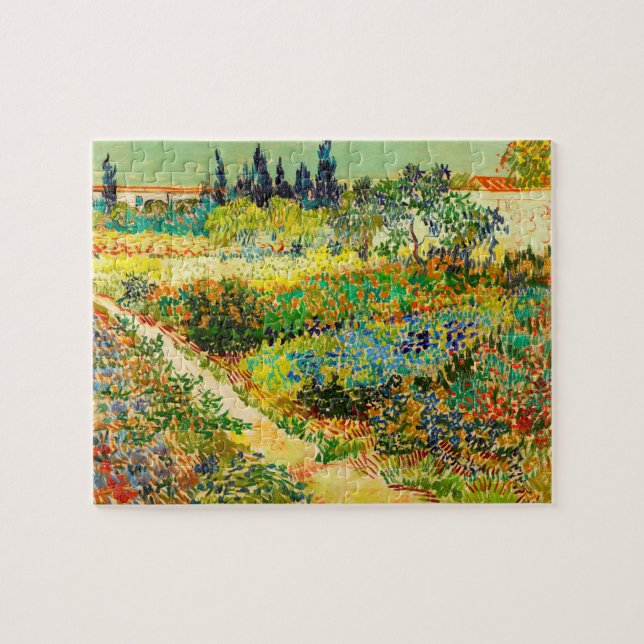 Vincent Van Gogh Garden at Arles Jigsaw Puzzle (Horizontal)