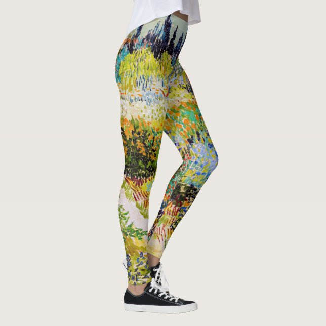 Vincent van Gogh - Garden at Arles Leggings (Right)
