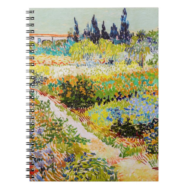 Vincent van Gogh - Garden at Arles Notebook (Front)