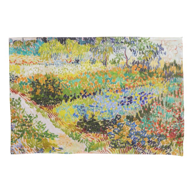 Vincent van Gogh - Garden at Arles Pillowcase (Front)