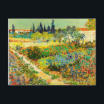 Vincent Van Gogh Garden at Arles Postcard<br><div class="desc">Vincent Van Gogh Garden at Arles Postcard</div>