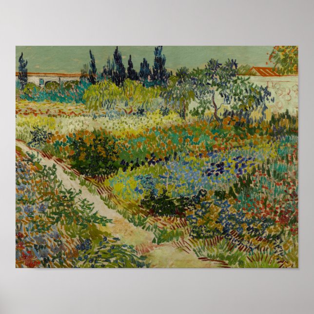 Vincent van Gogh - Garden at Arles Poster (Front)