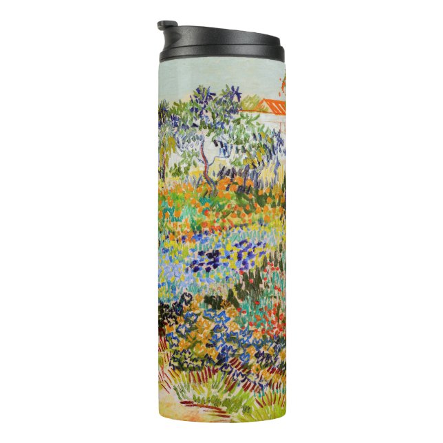 Vincent van Gogh - Garden at Arles Thermal Tumbler (Rotated Right)