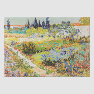 Vincent van Gogh - Garden at Arles Tissue Paper