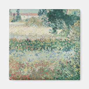Vincent van Gogh Garden in Bloom, Arles, 1888 Magnet