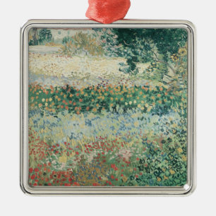 Vincent van Gogh   Garden in Bloom, Arles, 1888 Metal Ornament