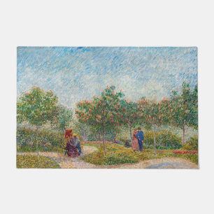Vincent van Gogh - Garden in Montmarte with Lovers Doormat