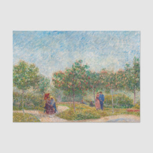 Vincent van Gogh - Garden in Montmarte with Lovers Tissue Paper