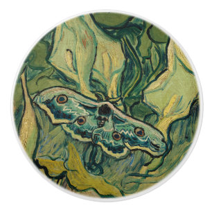 Vincent van Gogh - Giant Peacock Moth Ceramic Knob