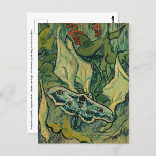 Vincent van Gogh - Giant Peacock Moth Postcard