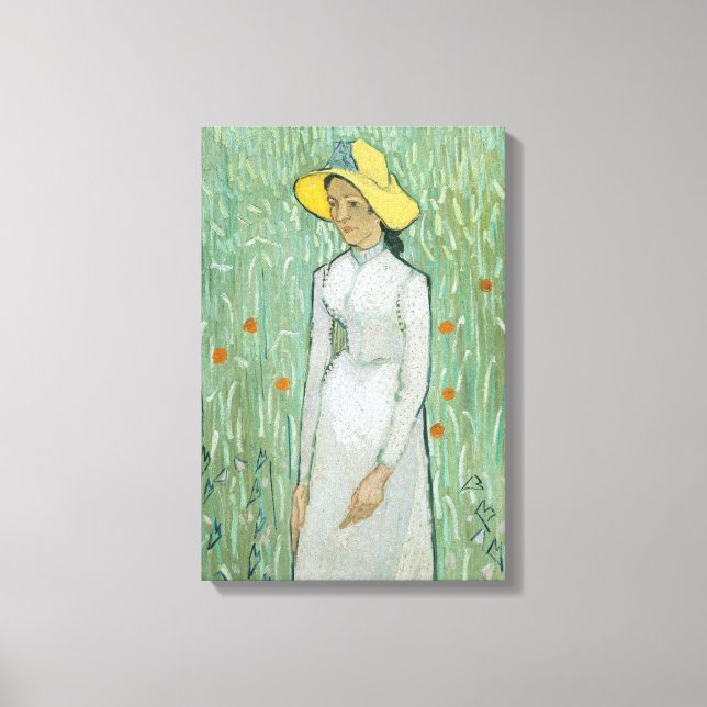 Vincent van Gogh | Girl in White, 1890 Canvas Print (Front)