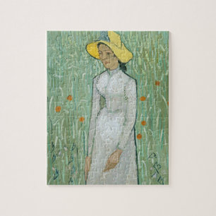 Vincent van Gogh Girl in White, 1890 Jigsaw Puzzle