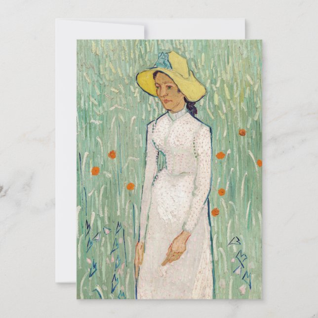 Vincent van Gogh - Girl in White Invitation (Front)