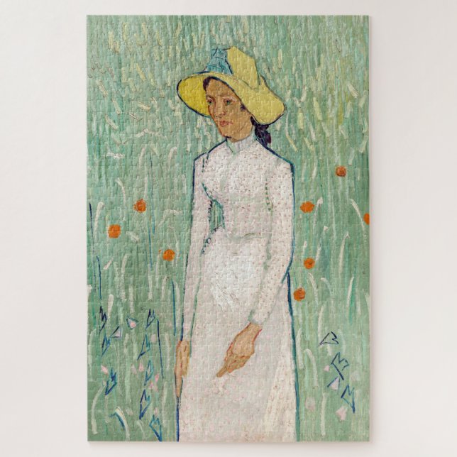 Vincent van Gogh - Girl in White Jigsaw Puzzle (Vertical)