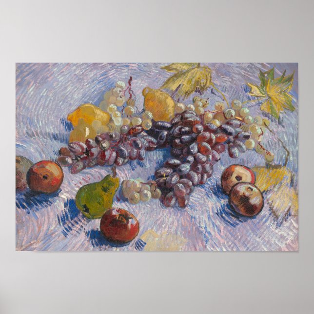 Vincent van Gogh - Grapes, Lemons, Pears, Poster (Front)