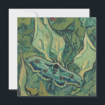 Vincent Van Gogh - Great Peacock Moth Holiday Card<br><div class="desc">Vincent Van Gogh - Great Peacock Moth</div>