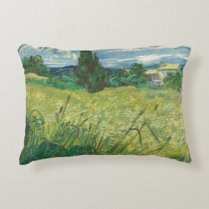 Vincent van Gogh - Green Field Decorative Pillow