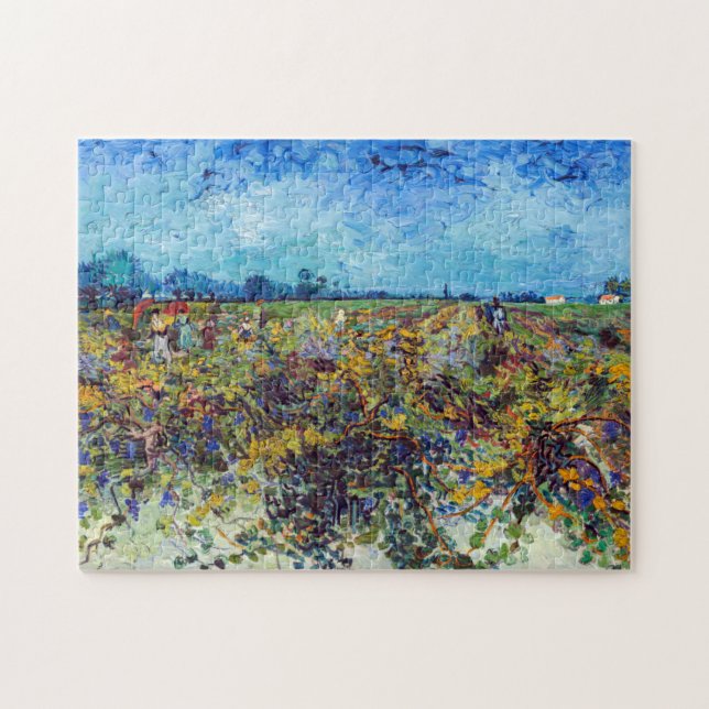 Vincent van Gogh - Green Vineyard Jigsaw Puzzle (Horizontal)