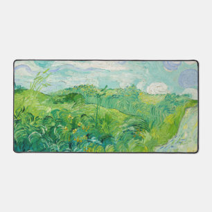 Vincent van Gogh - Green Wheat Field, Auvers Desk Mat