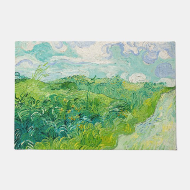 Vincent van Gogh - Green Wheat Field, Auvers Doormat (Front)