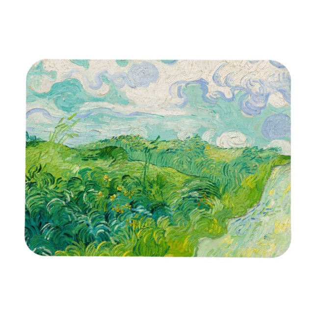 Vincent van Gogh - Green Wheat Field, Auvers Magnet (Horizontal)