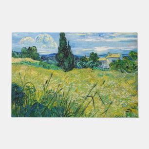 Vincent van Gogh - Green Wheat Field with Cypress Doormat