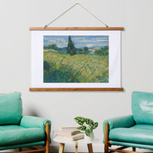 Vincent Van Gogh, Green Wheat Field with Cypress Hanging Tapestry