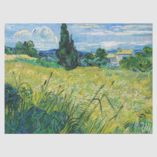 Vincent van Gogh - Green Wheat Field with Cypress Tissue Paper