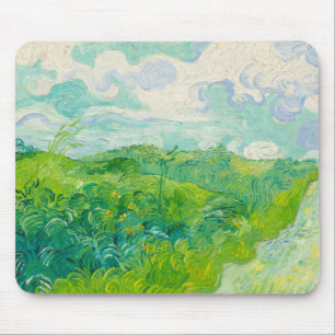 Vincent Van Gogh Green Wheat Fields Art Painting Mouse Pad