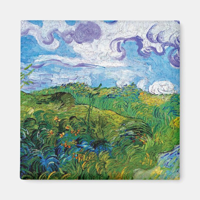Vincent Van Gogh - Green Wheat Fields In Auvers Magnet (Front)