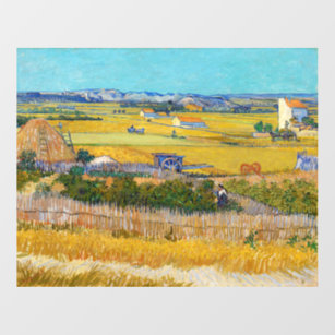Vincent van Gogh - Harvest at La Crau Wall Decal