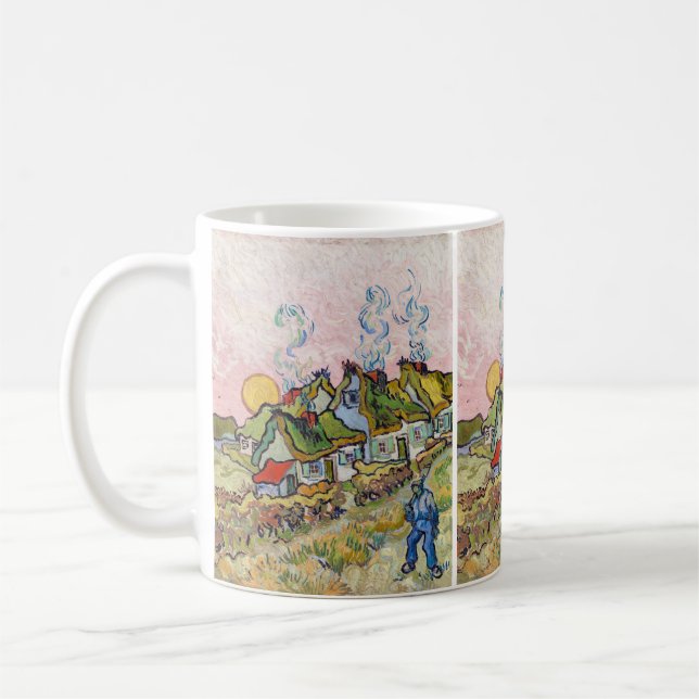 Vincent van Gogh - Houses and Figure Coffee Mug (Left)