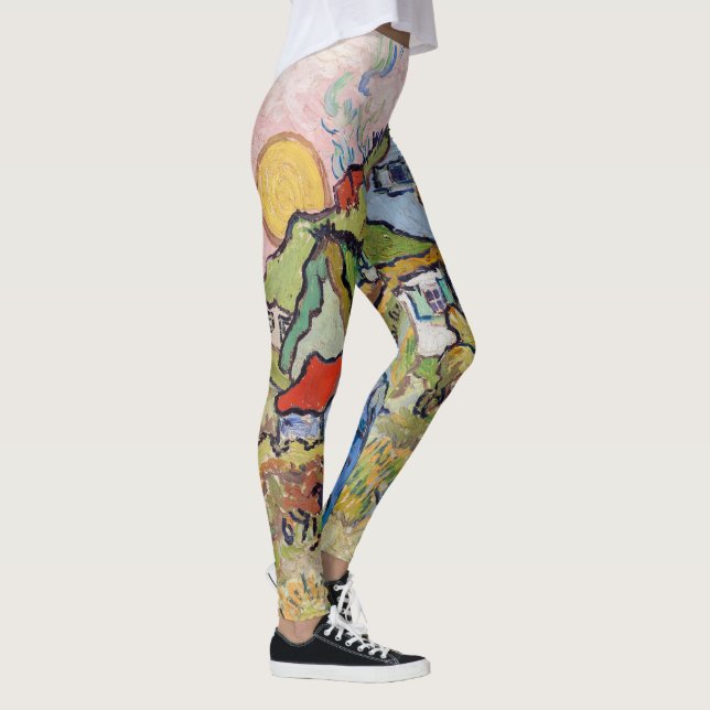 Vincent van Gogh - Houses and Figure Leggings (Right)