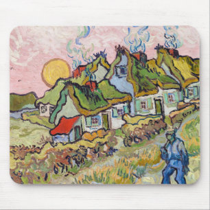 Vincent van Gogh - Houses and Figure Mouse Pad