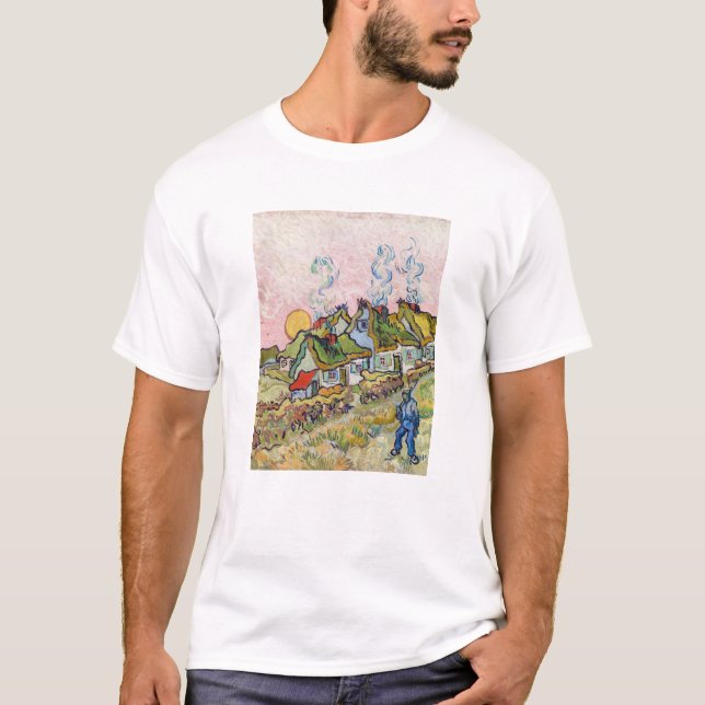 Vincent van Gogh - Houses and Figure T-Shirt (Front)