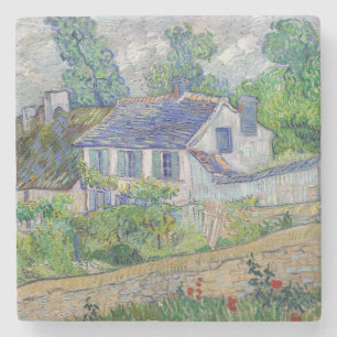 Vincent van Gogh - Houses at Auvers Stone Coaster