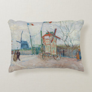 Vincent van Gogh - Impasse des Deux Freres Accent Pillow