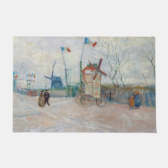 Vincent van Gogh - Impasse des Deux Freres Doormat (Front)