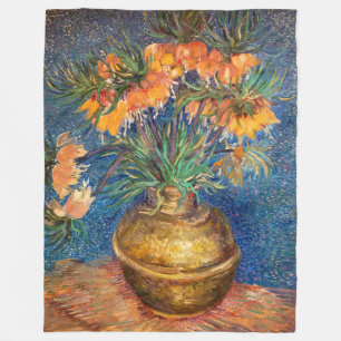 Vincent van Gogh - Imperial Fritillaries Fleece Blanket