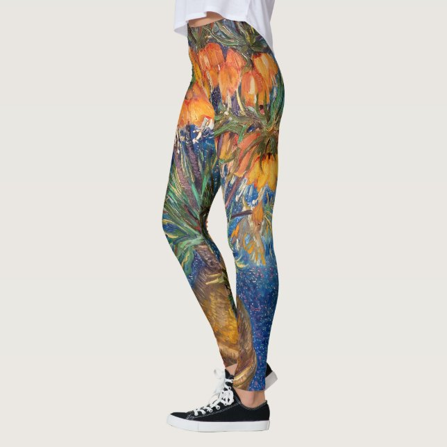 Vincent van Gogh - Imperial Fritillaries Leggings (Left)